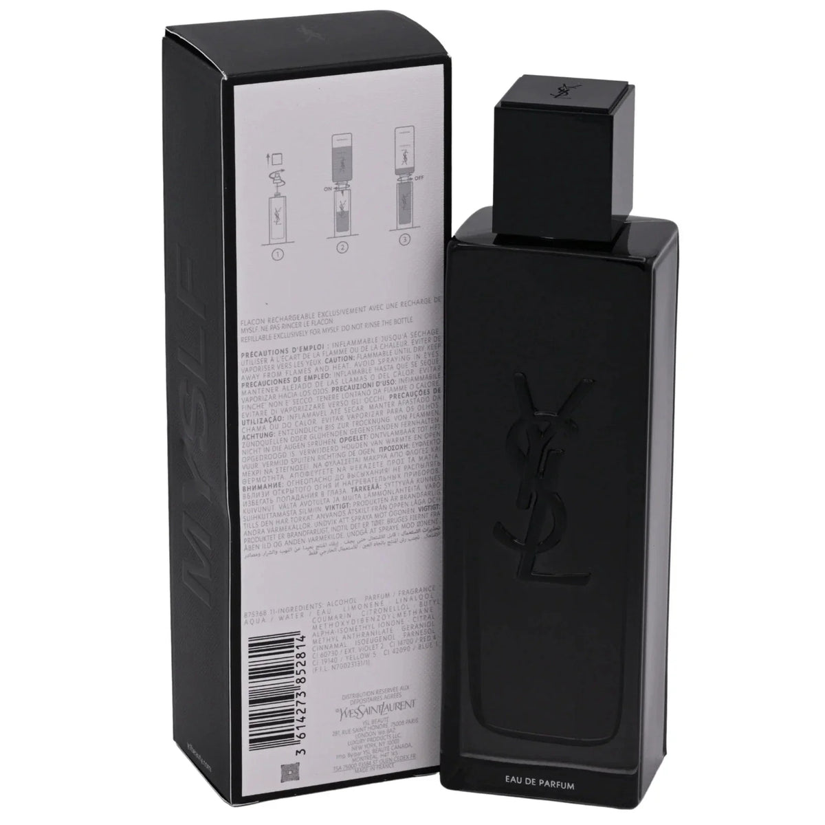 Yves Saint Laurent MYSLF Eau de Parfum for Men – 3.4 FL OZ – New in Box