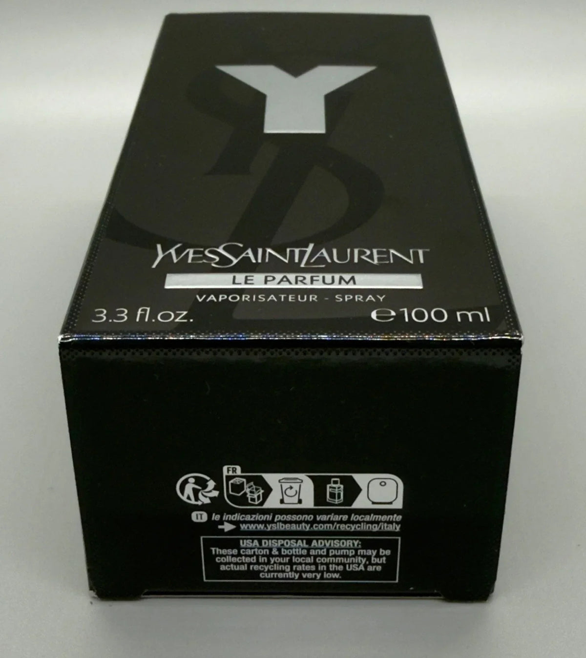 Yves Saint Laurent Y Le Parfum for Men – 3.3 FL OZ / 100 mL – 2025 – Open Box